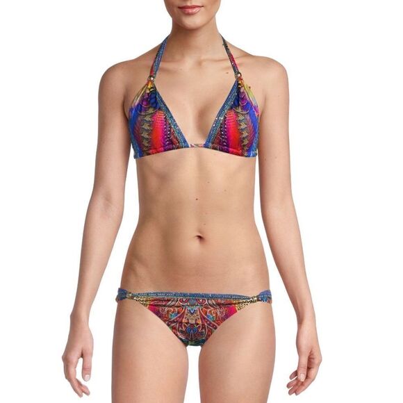 NWT CAMILLA Franks Crystal Beads Bikini Ball Psychedelica 2-Piece Swarov… - Picture 9 of 12